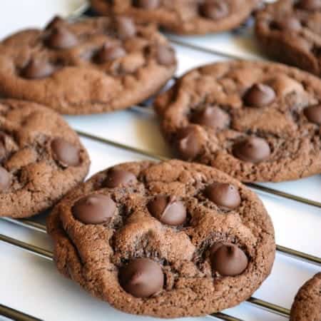 Best chocolate cookie ever! Thick, chewy, and bursting with chocolate flavor.