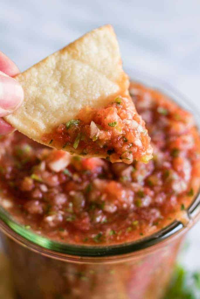 Easy Homemade Salsa (Restaurant Style!) House of Yumm