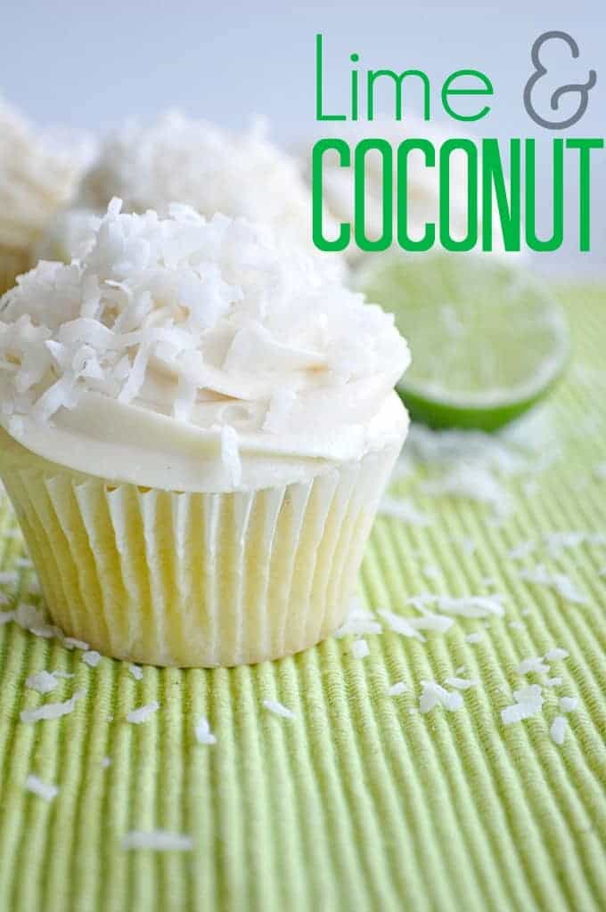 Lime Coconut Cupcakes House Of Yumm