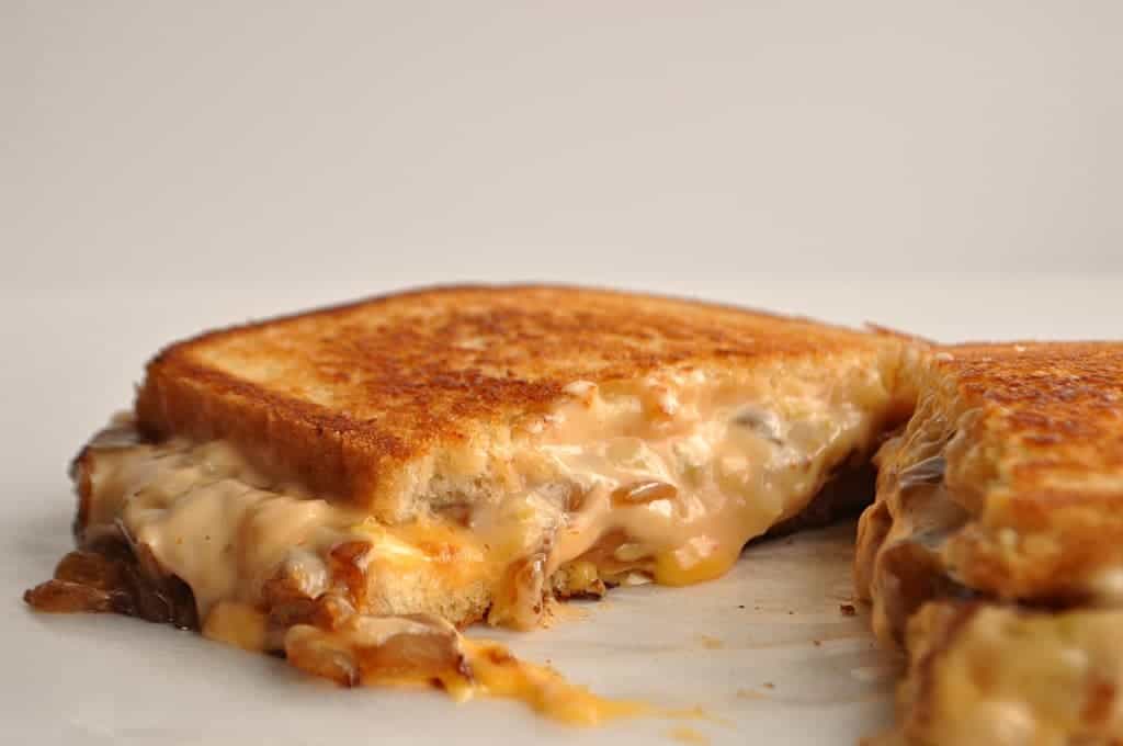 This classic grilled cheese has gone ANIMAL SYLE with grilled onions and a special sauce!  