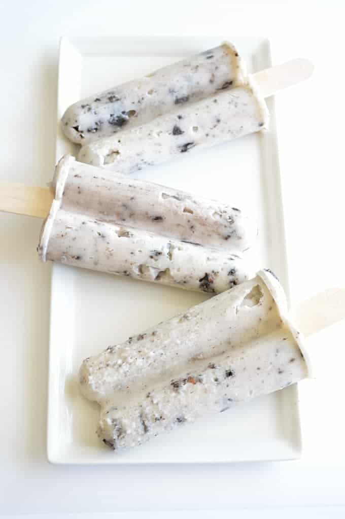 Cookies  Cream Pudding Pops  House of Yumm