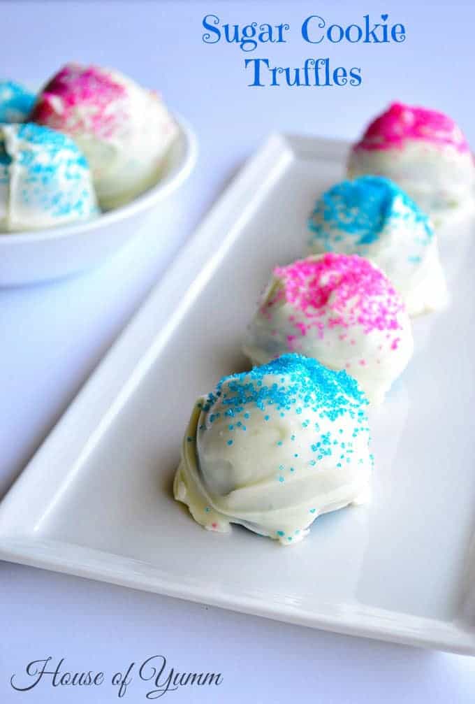 Sugar Cookie Truffles - House of Yumm