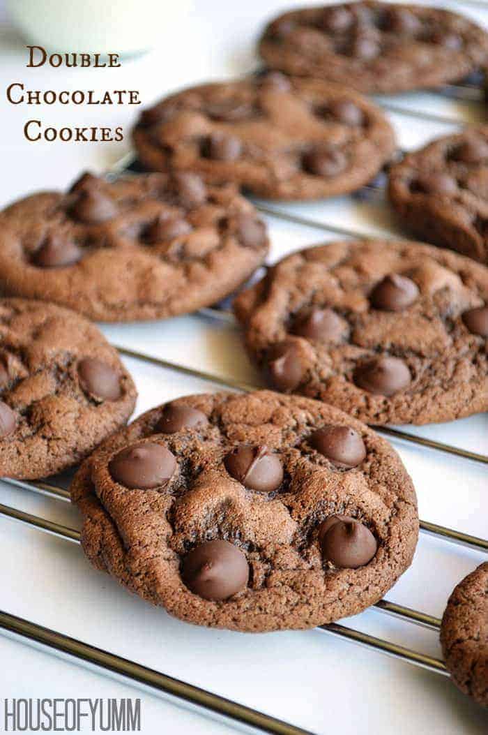 Double Chocolate Cookies - House of Yumm