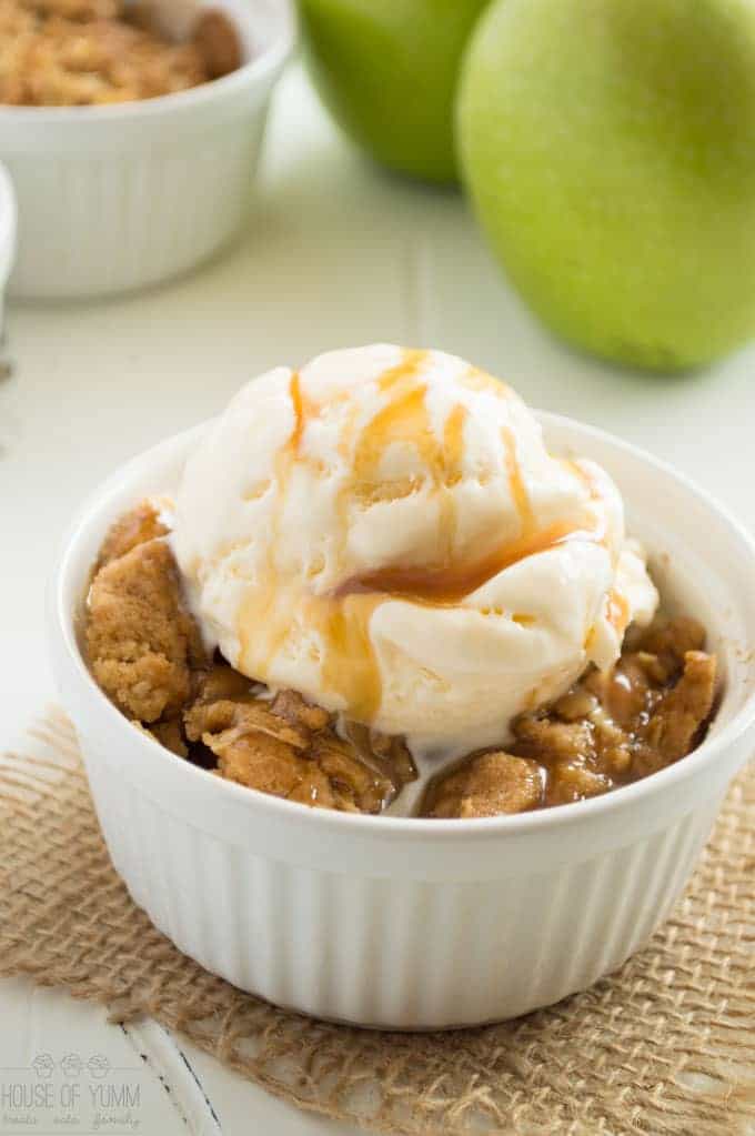 Caramel Apple Crisp