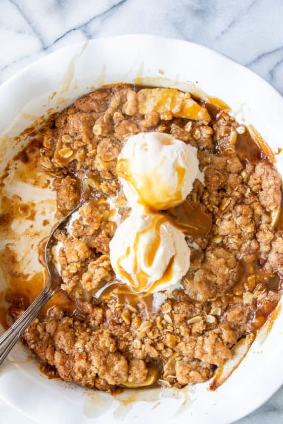 Caramel Apple Crisp House of Yumm