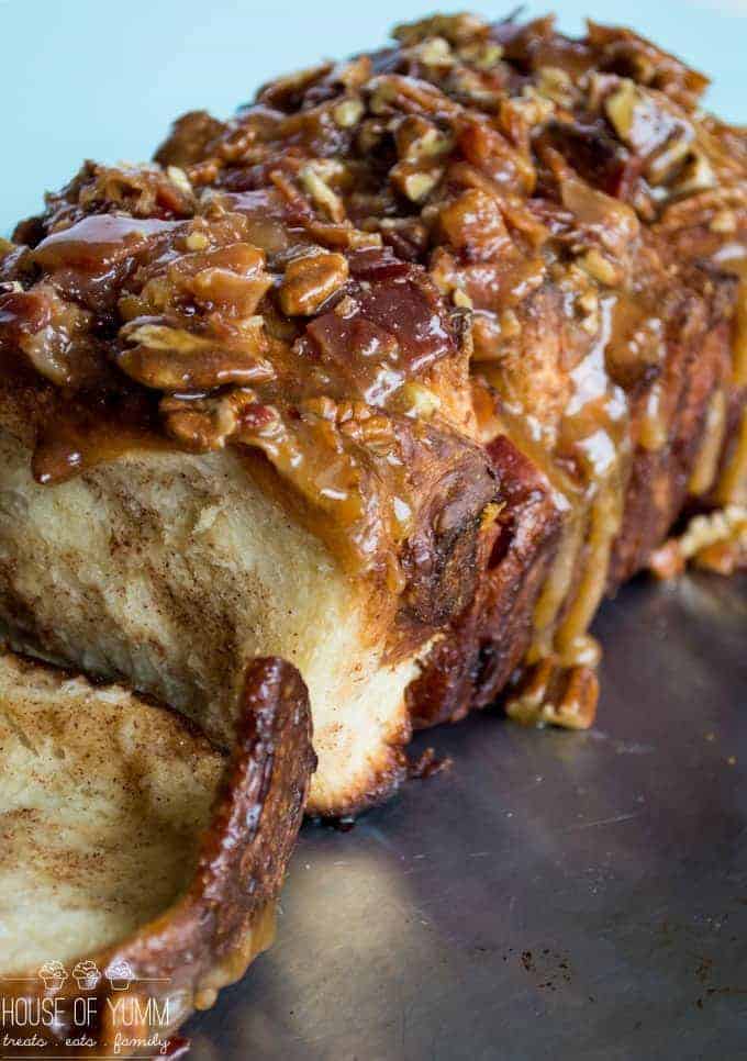 Caramel Bacon Pull Apart Bread House Of Yumm