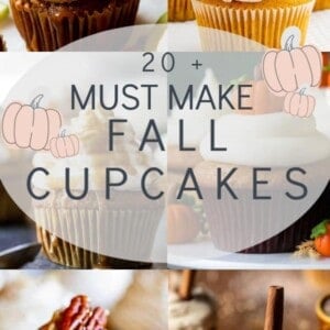 Collage of 20 plus must make cupcakes for Fall.