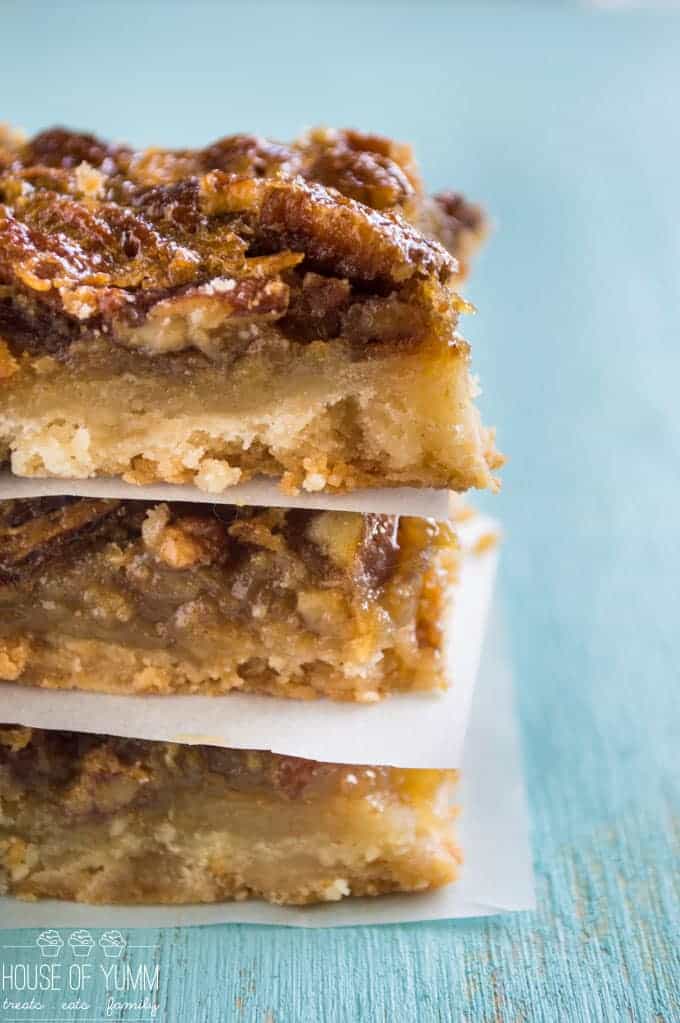 Pecan Pie Bars - Princess Pinky Girl