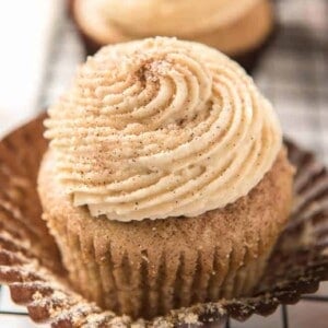 Snickerdoodle Cupcakes by Spoonful of Flavor