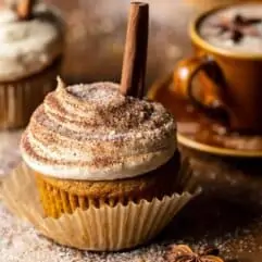 Vanilla Chai Pumpkin Latte Cupcakes
