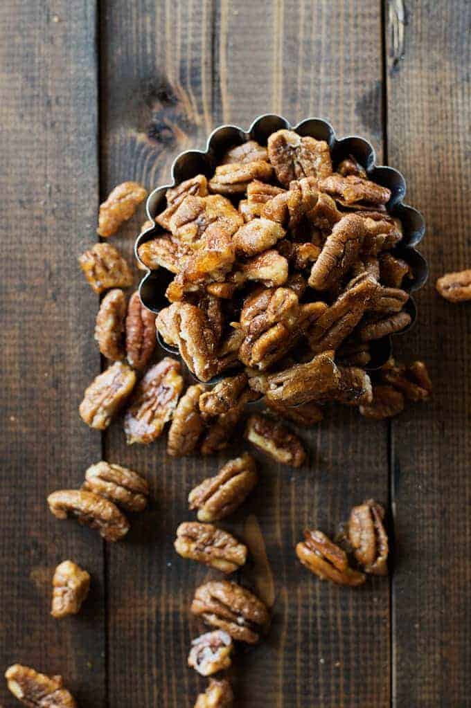 Sweet and Spicy Pecans - House of Yumm