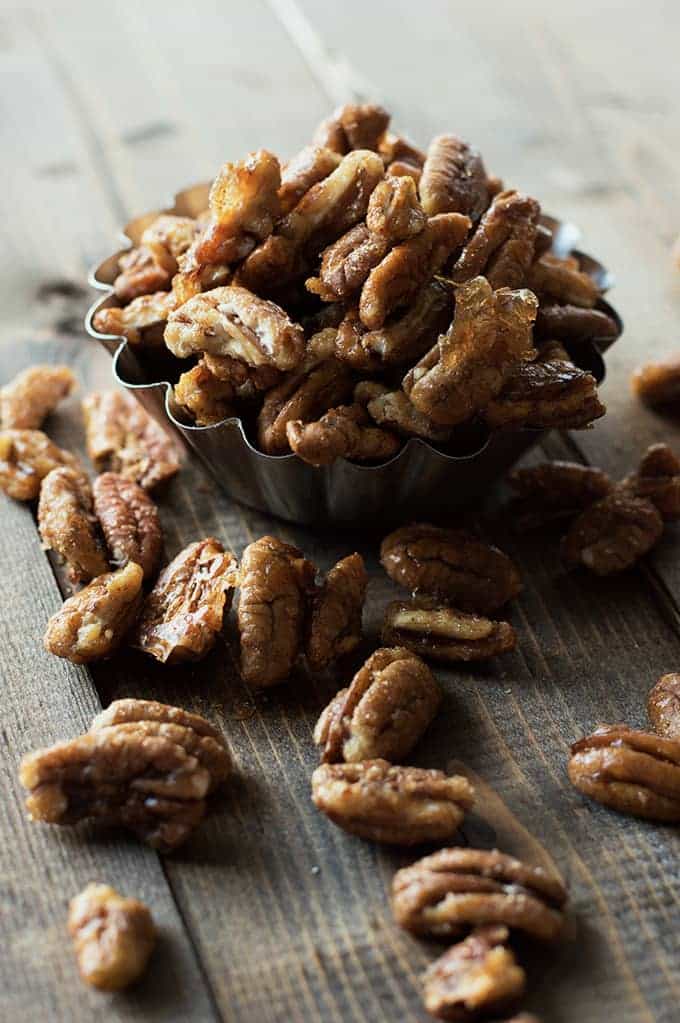 Sweet and Spicy Pecans - House of Yumm
