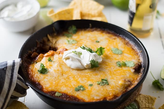 Tex Mex Enchilada Dip - House of Yumm