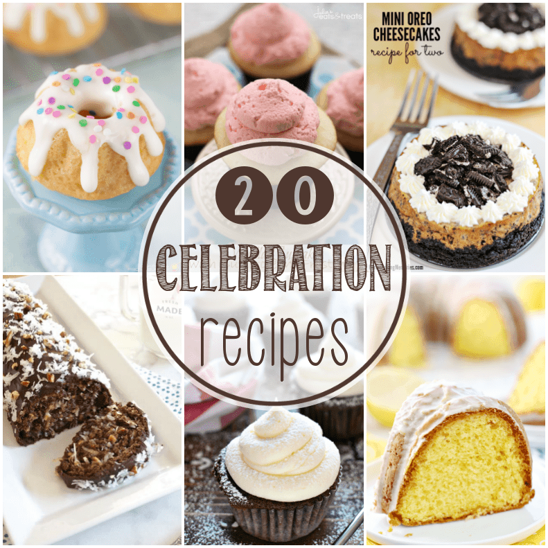 20 recipes that are perfect for any occasion! Cupcakes, sheet cakes, punch, come find the recipes you need for your next party!
