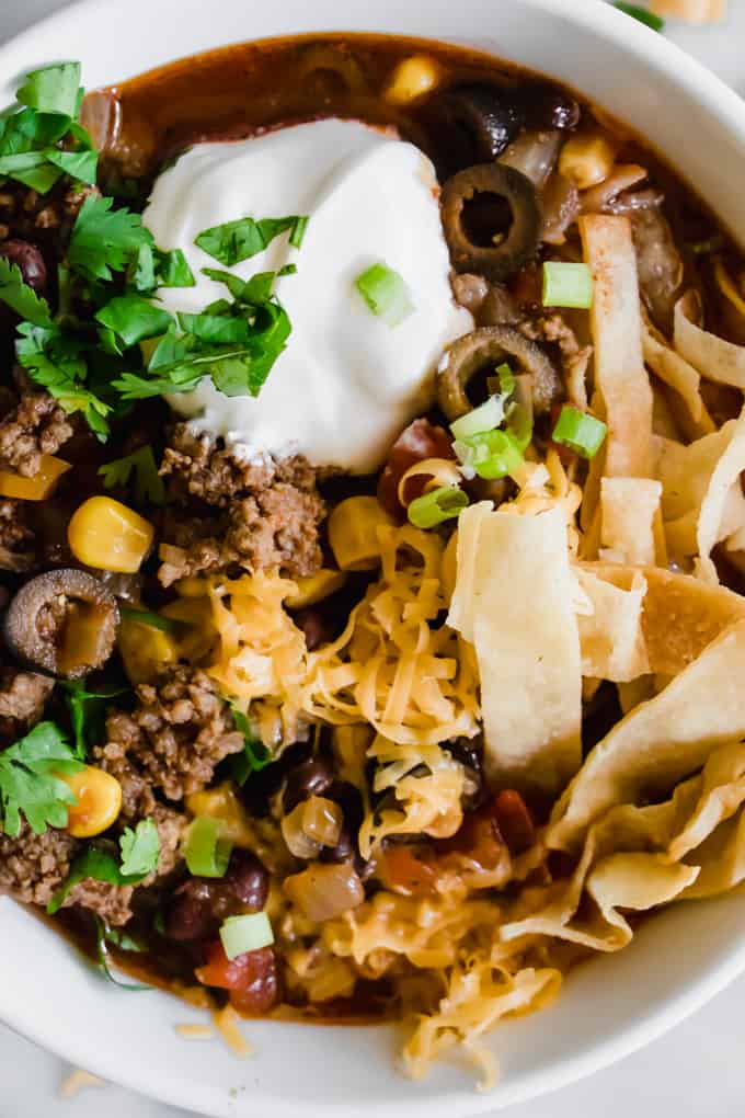 Easy Taco Soup House of Yumm