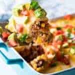 The ultimate collection of Mexican food recipes worthy of any fiesta!! Everything from appetizers, drinks, side dishes, main dishes and desserts. All organized to mix and match to guide you through preparing a Mexican themed feast! Perfect for any Mexican food lover!