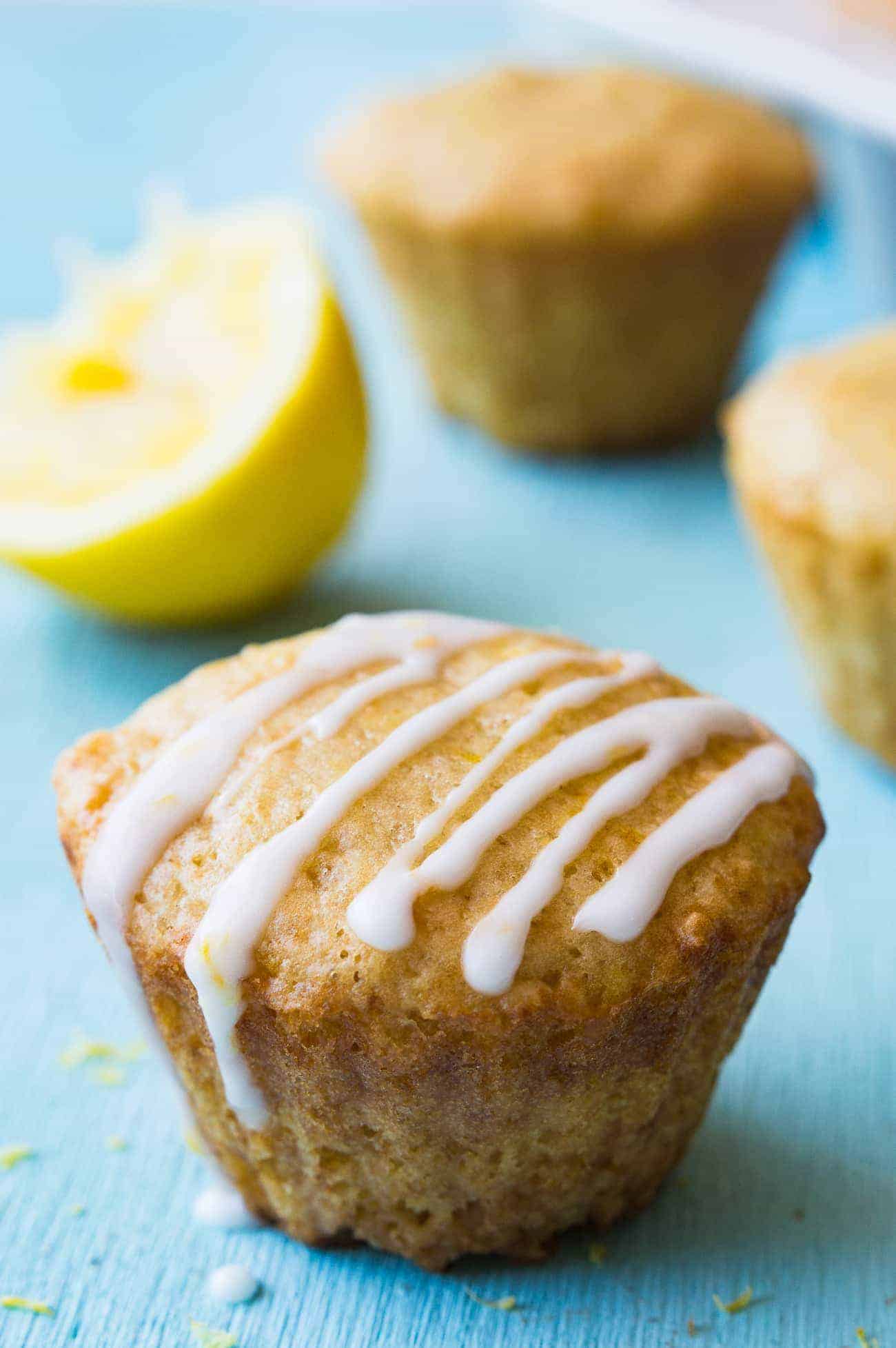 Healthier Lemon Muffins Small Batch House Of Yumm