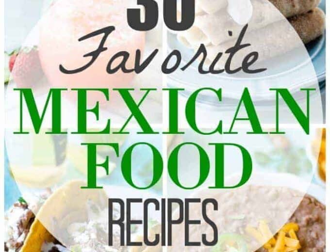 The ultimate collection of Mexican food recipes worthy of any fiesta!! Everything from appetizers, drinks, side dishes, main dishes and desserts. All organized to mix and match to guide you through preparing a Mexican themed feast! Perfect for any Mexican food lover!