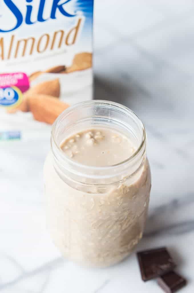 These Mocha Overnight Oats are the perfect combination of coffee and chocolate to get you going in the morning! Best of all, this breakfast can be prepared the night before!