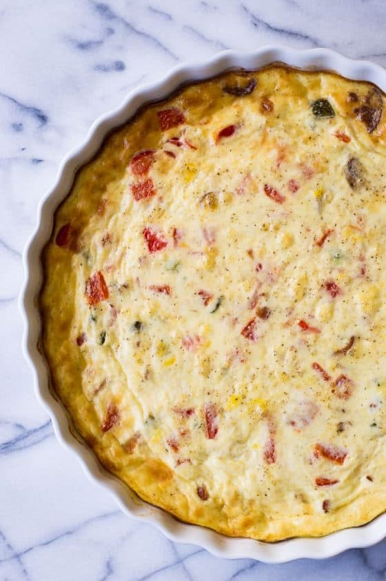 Bacon & Roasted Jalapeno Quiche House of Yumm