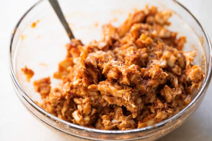 Shredded BBQ Chicken.