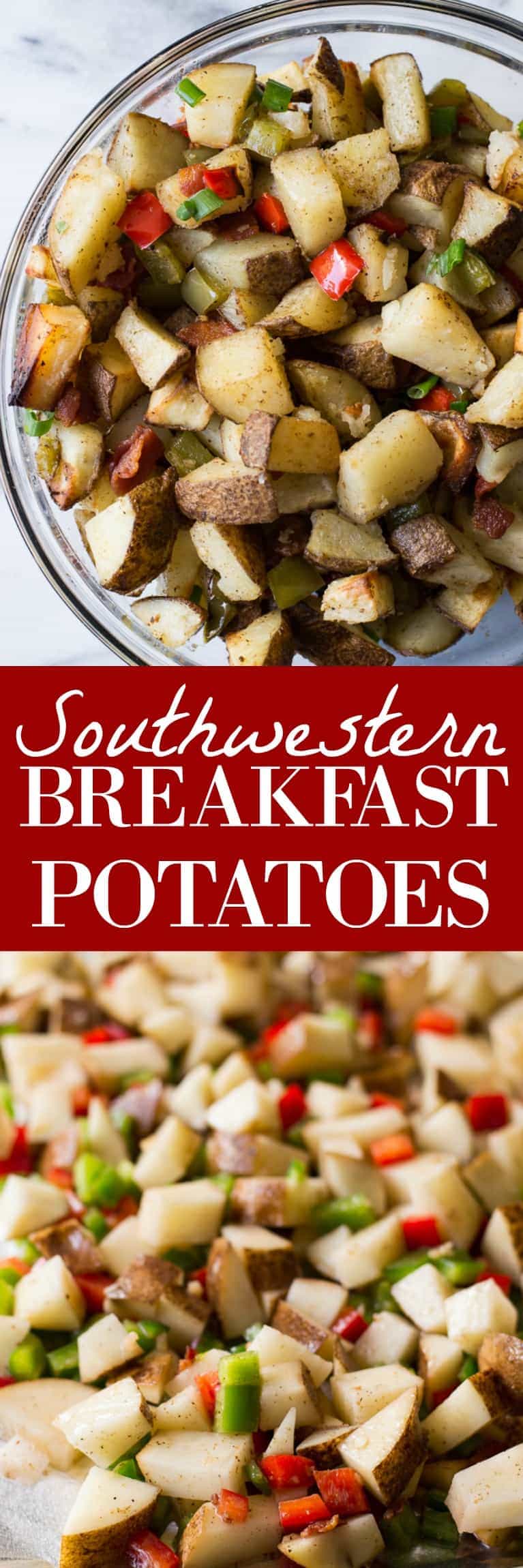 Southwestern Breakfast Potatoes - House of Yumm