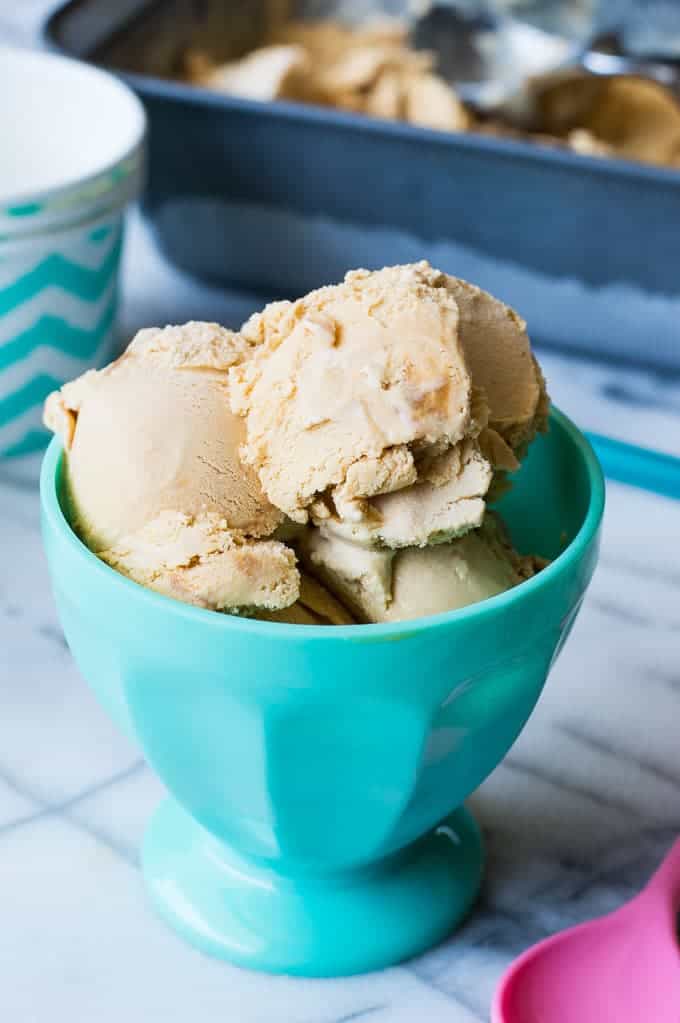 An easy to make, creamy, Dulce de Leche Ice Cream! The tastiest way to cool down! 