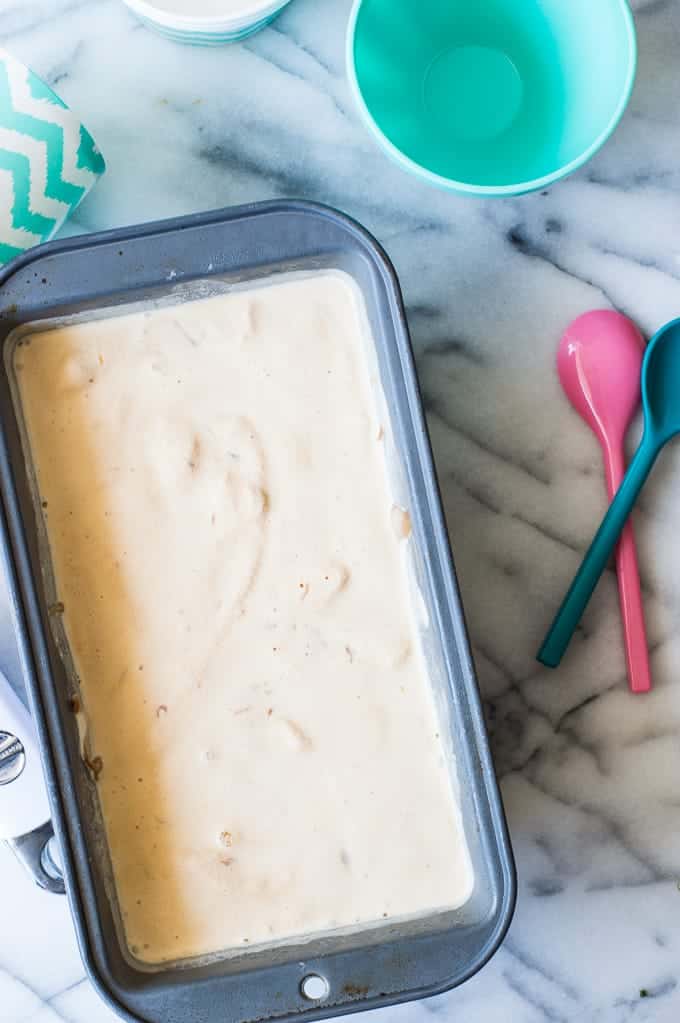 An easy to make, creamy, Dulce de Leche Ice Cream! The tastiest way to cool down! 