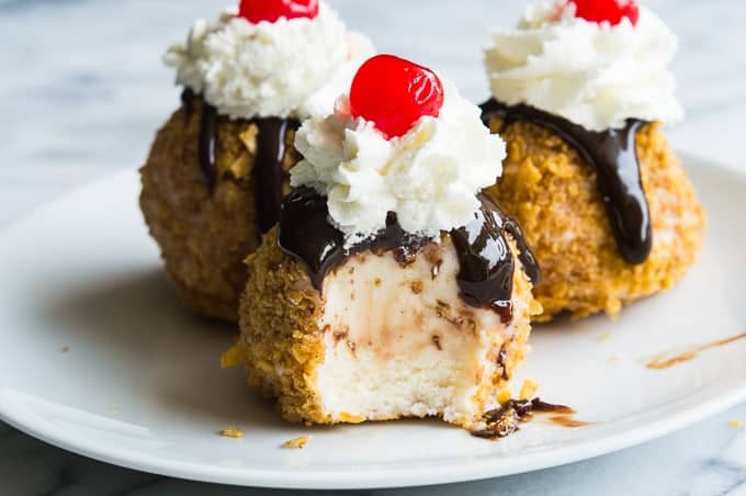 Easy Mexican Fried Ice Cream (and Recipe Video) - House of Yumm