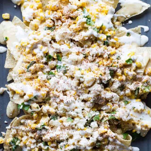 Mexican Street Corn Nachos - House of Yumm