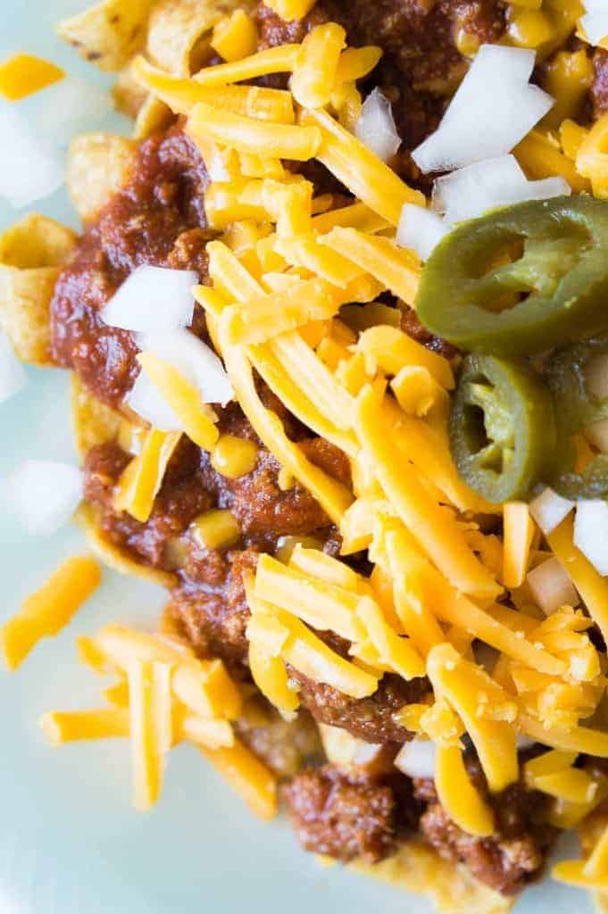 20 Minute Texas Chili {+Frito Pie Recipe} - House of Yumm