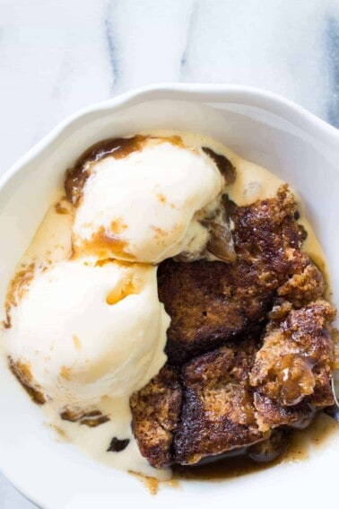 Snickerdoodle Cobbler. This fun Fall dessert is loaded with cinnamon and creates it's own caramel sauce while it bakes!