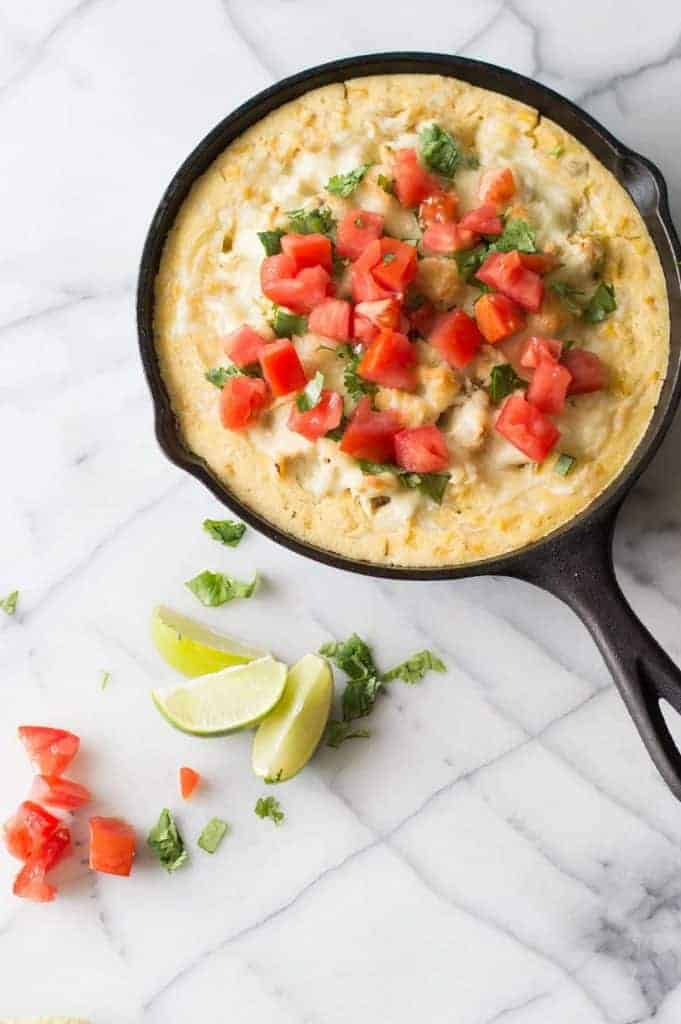 Green Chile Chicken Tamale Pie House of Yumm