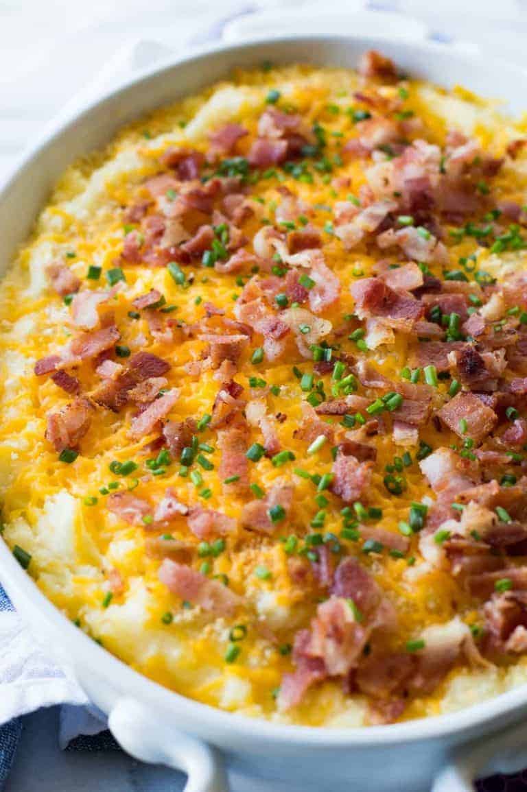 Mashed Potato Casserole House of Yumm