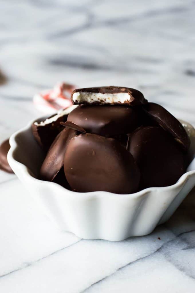 Homemade Peppermint Patties - House of Yumm