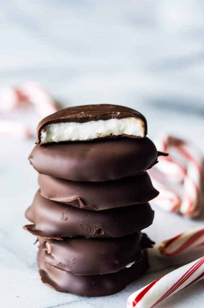 Homemade Peppermint Patties - House of Yumm