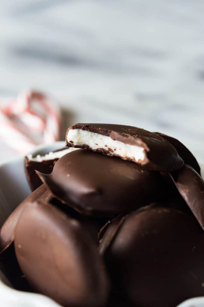 Homemade Peppermint Patties - House of Yumm