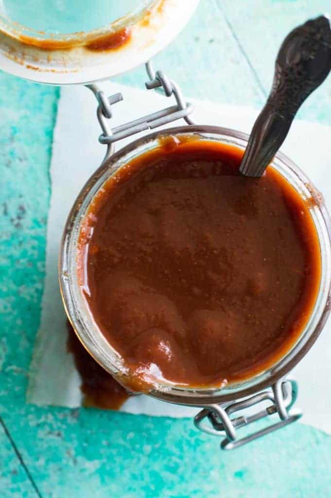 Texas Style BBQ Sauce! The perfect blend of sweet and spicy. Use this on any grilled meats for an extra burst of flavor.