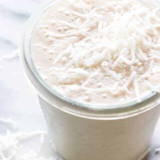 Coconut Smoothie. This smoothie is loaded with coconut flavor! Made with coconut milk and other natural ingredients, this is guaranteed the best way to start the day!