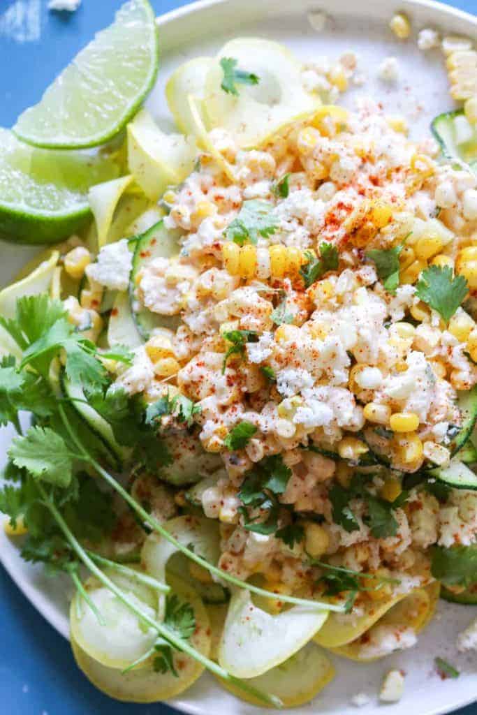 Mexican Street Corn Zucchini Pasta House of Yumm