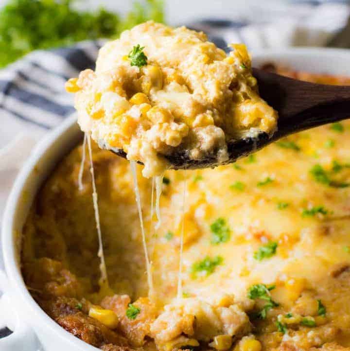 Cheesy Corn Casserole - House Of Yumm