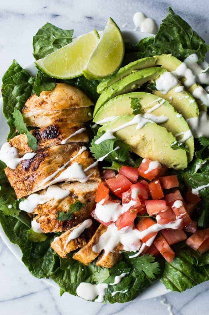 Chili Lime Chicken Salad