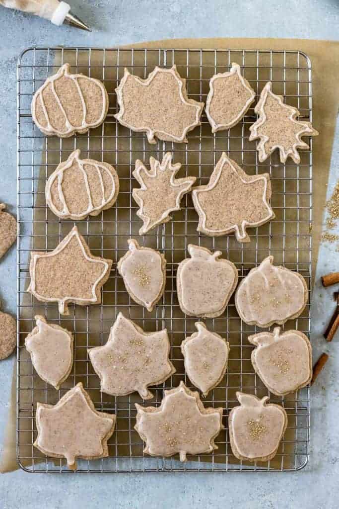 Cinnamon Sugar Cookies. These soft and buttery sugar cookies are loaded up cinnamon and spice plus they're topped with a cinnamon icing for even more flavor! Perfect for Fall and an easy Thanksgiving treat. 