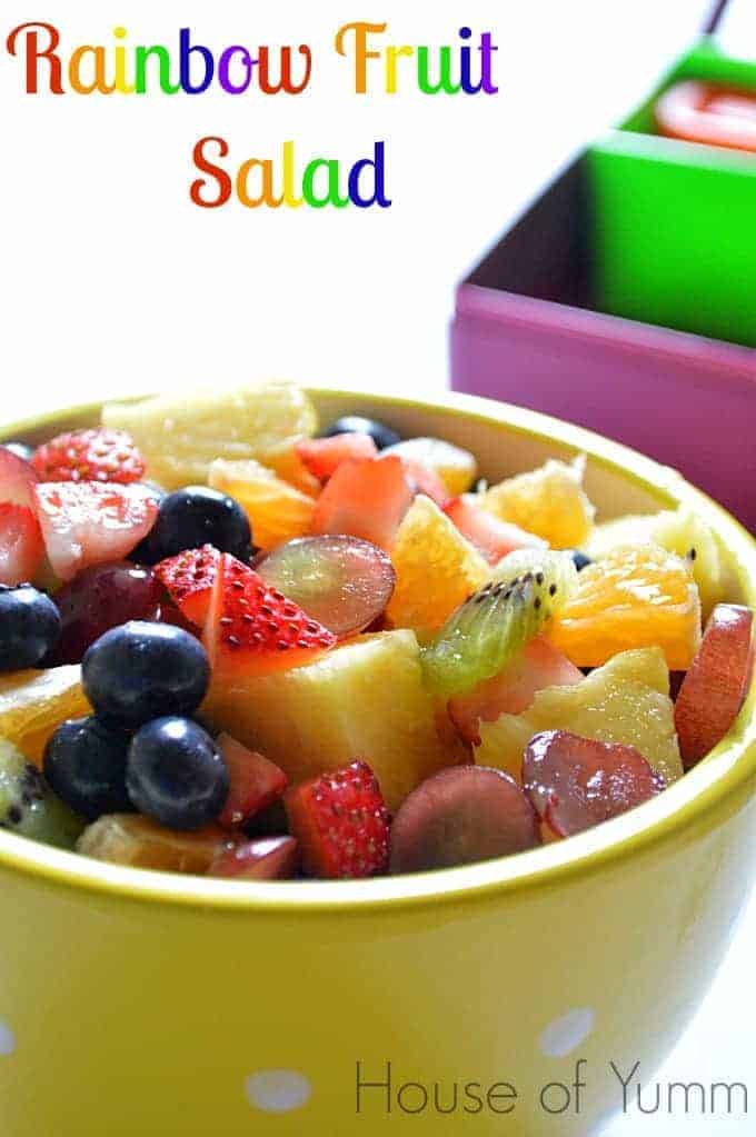 Rainbow Fruit Salad House Of Yumm