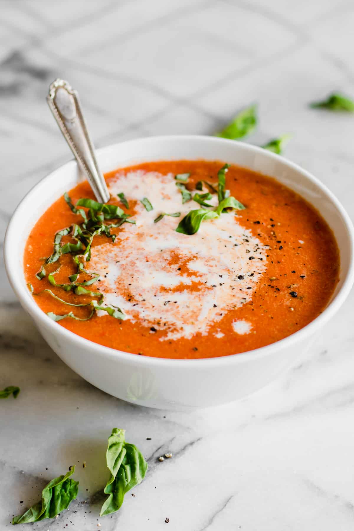 Roasted Red Pepper Soup - House of Yumm