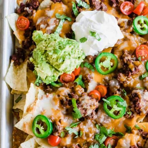 Sheet Pan Nachos - Quick and Easy!