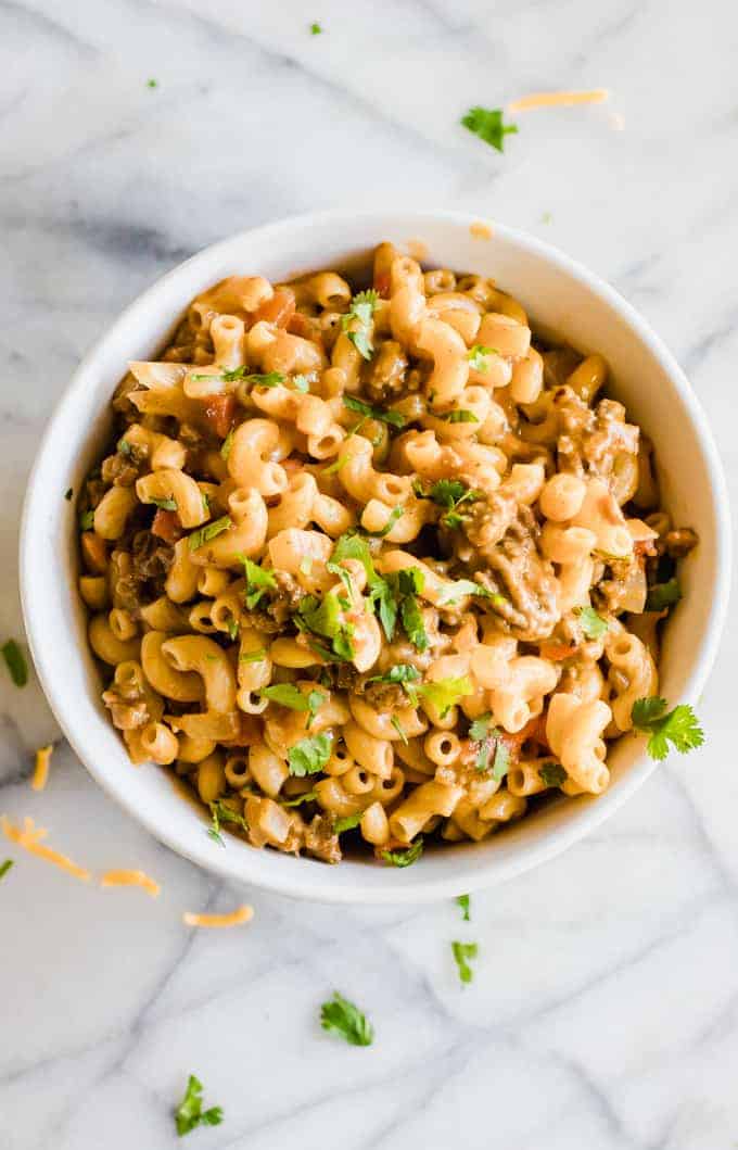 One Pot Taco Pasta House Of Yumm