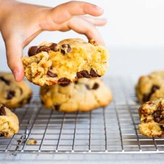 Texas Size chocolate chip cookies.