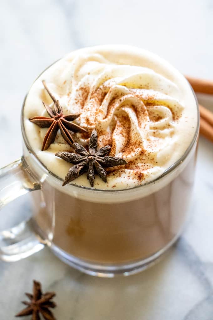 Easy Warm Apple Chai Latte