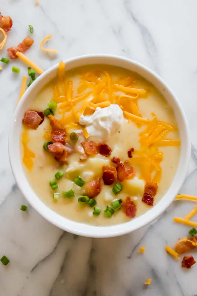 Creamy Potato Soup - House of Yumm